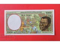 1000 φράγκα 1995 Κεντρική Αφρική Γκαμπόν