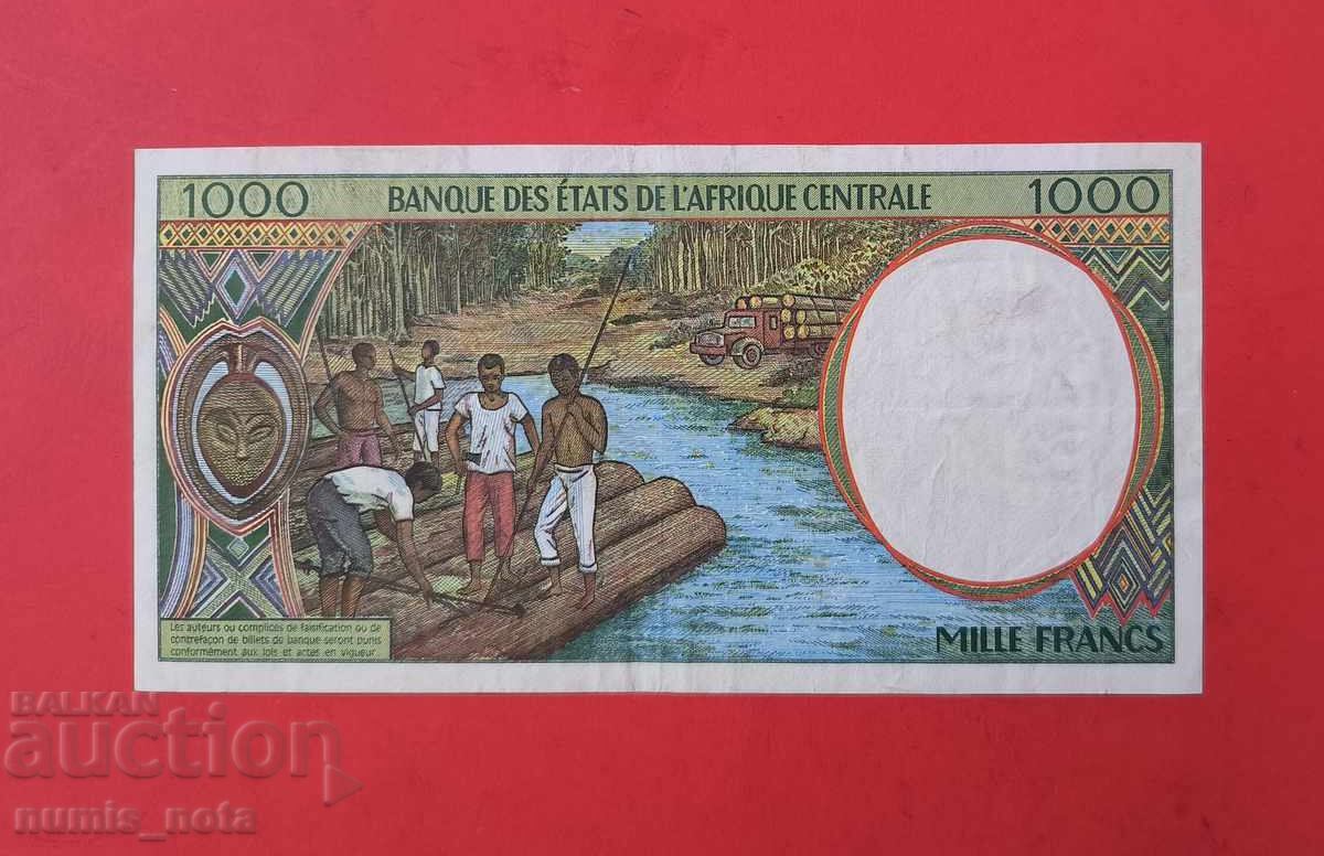 1000 φράγκα 1995 Κεντρική Αφρική ΚΑΔ με τιμή 25.00 BGN | € 12.78