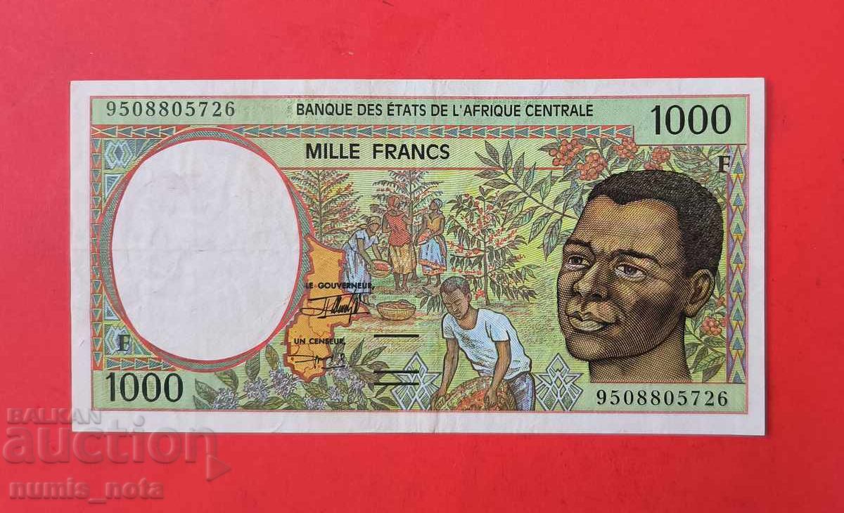 1000 φράγκα 1995 Κεντρική Αφρική ΚΑΔ