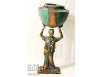 Tămâie din bronz grecesc antic de la Delphi, copie