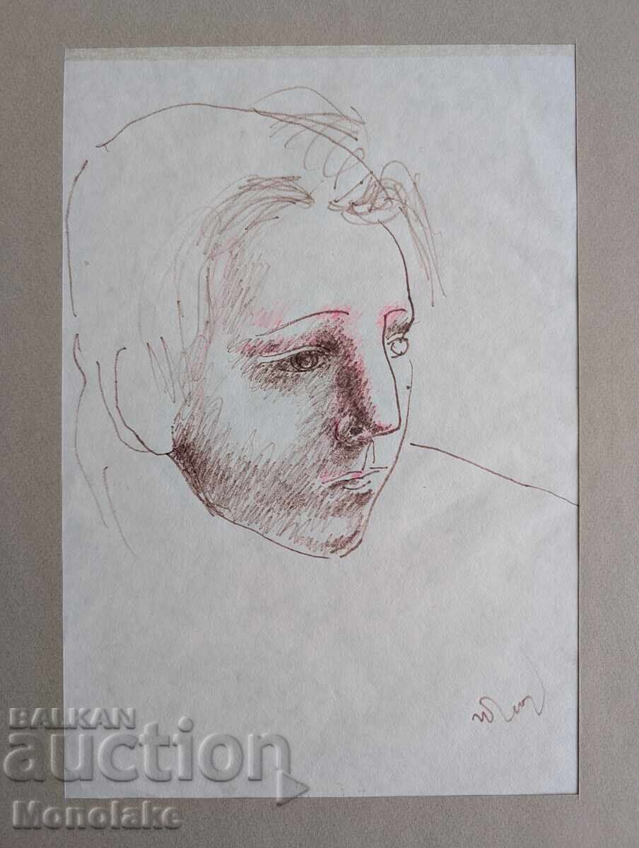 Licitație Ivan Georgiev – Rembrandt (1938-1994) desen