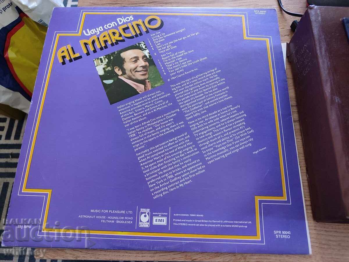 Δίσκος βινυλίου Al Martino με τιμή 8.99 BGN | € 4.60