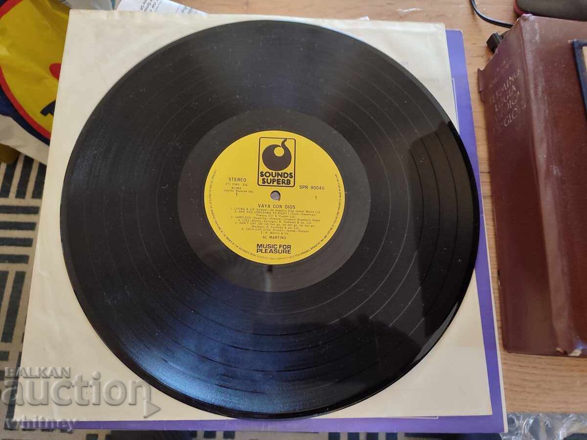 Delivery of Al Martino Vinyl Record