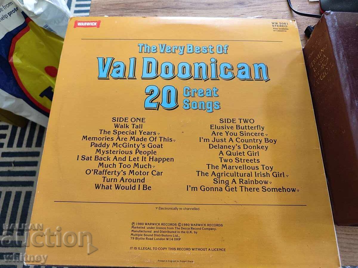 Disc de vinil Van Doonican cu preț € 2.99 | 5.85 BGN