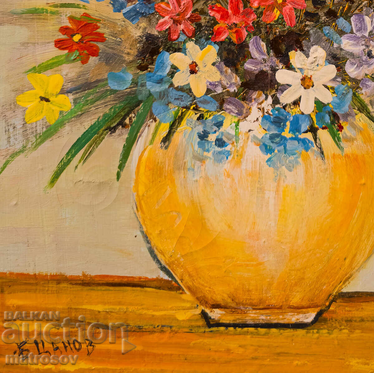 Boris Tsanov Oil Painting, Still Life - 6