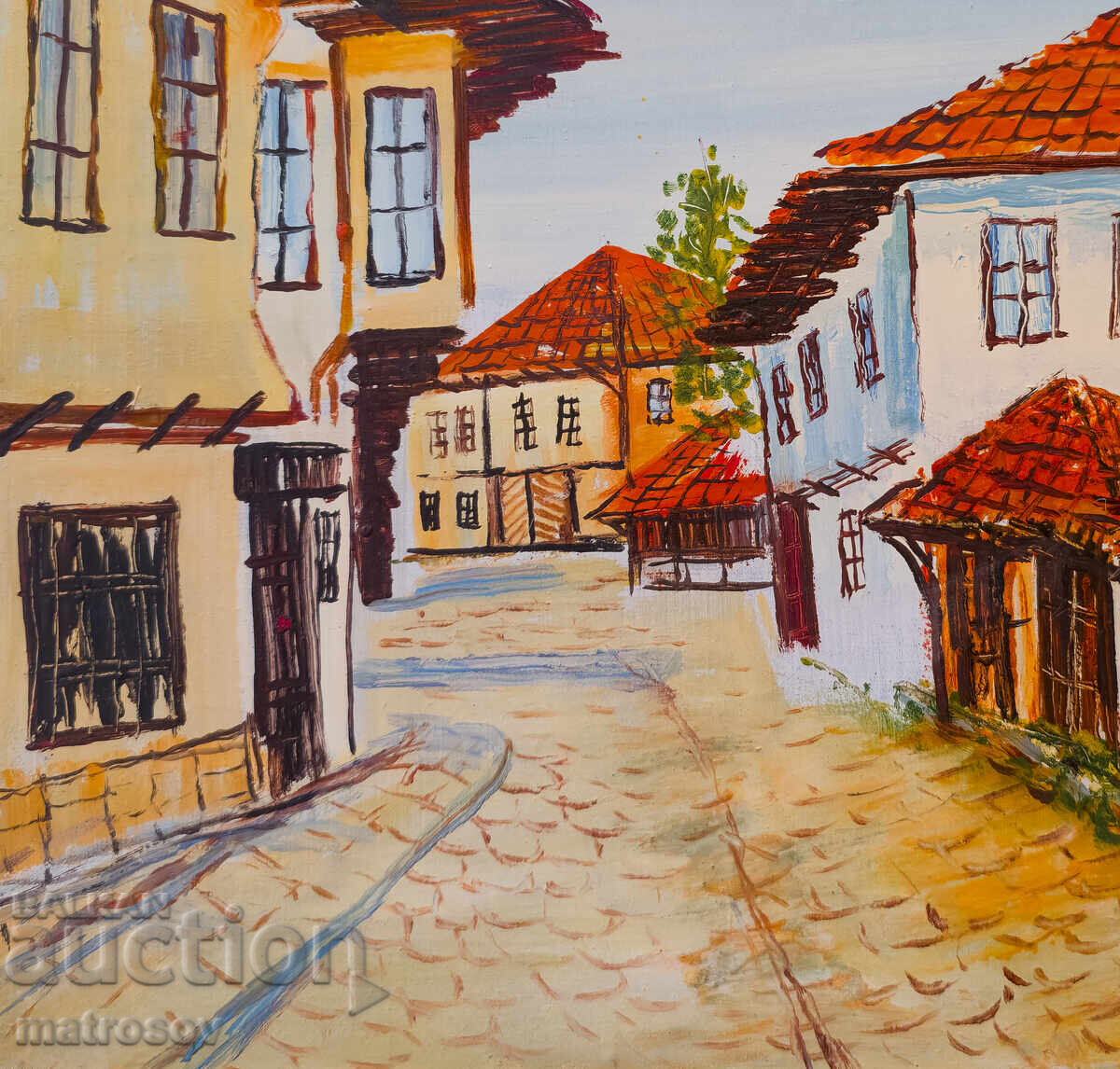 Delivery of Boris Tsanov Oil Painting, Rural Landscape