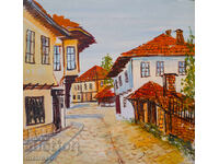 Boris Tsanov Oil Painting, Rural Landscape