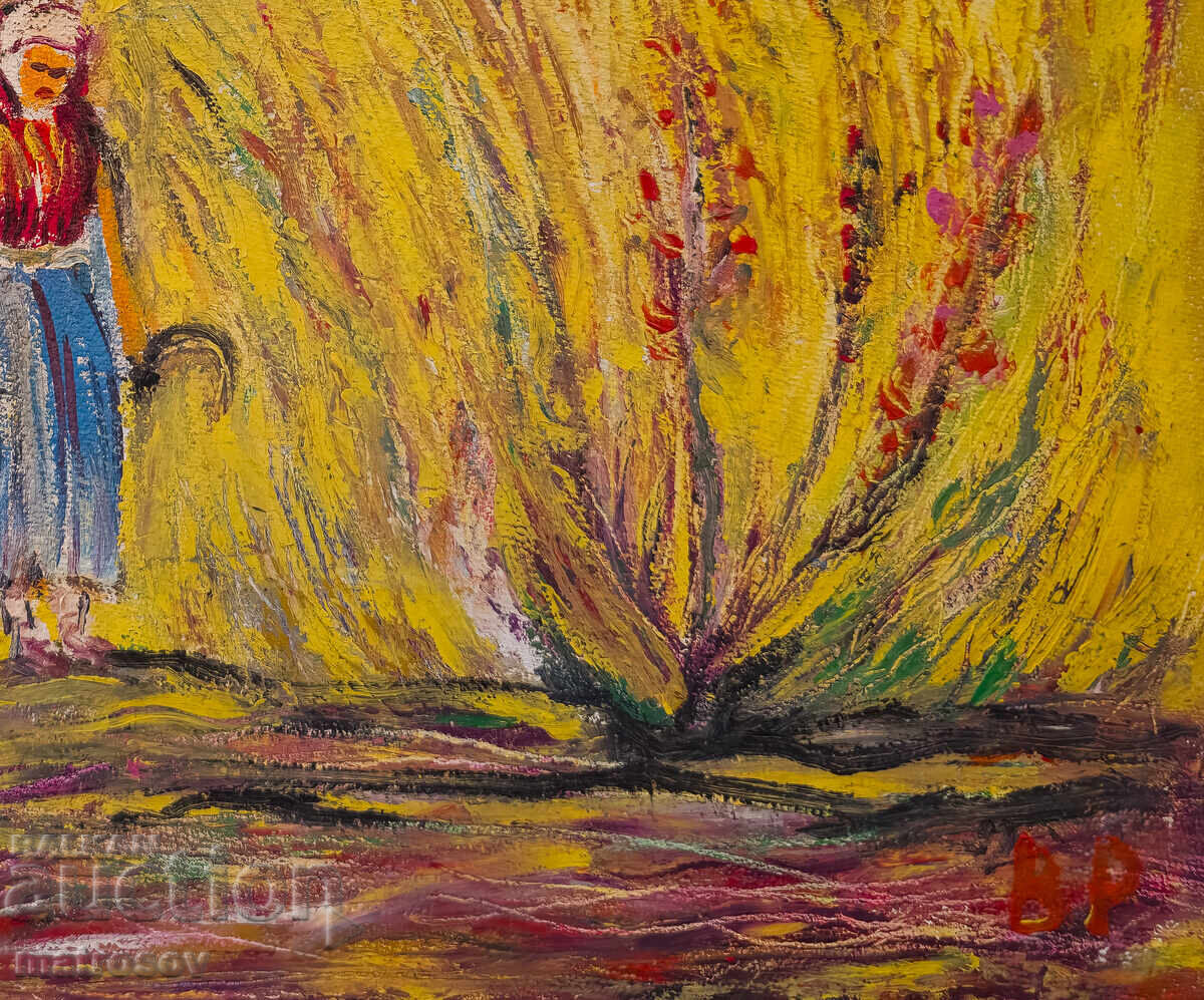 Delivery of Valentin Radenovski, oil painting "Reapers"