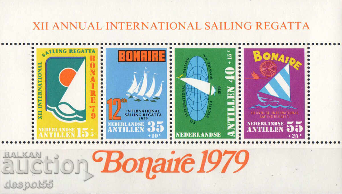 1979. Netherlands Antilles. International Regatta Bonaire '79. Block