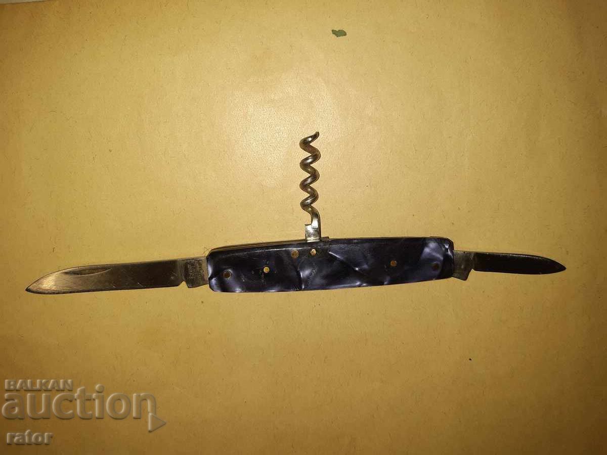 Δημοπρασία Παλιό τσεπάκι μαχαίρι, μαχαίρι, Δρεπάνι και σφυρί ΣΕ Β. ΤΥΡΝΑΒΟ