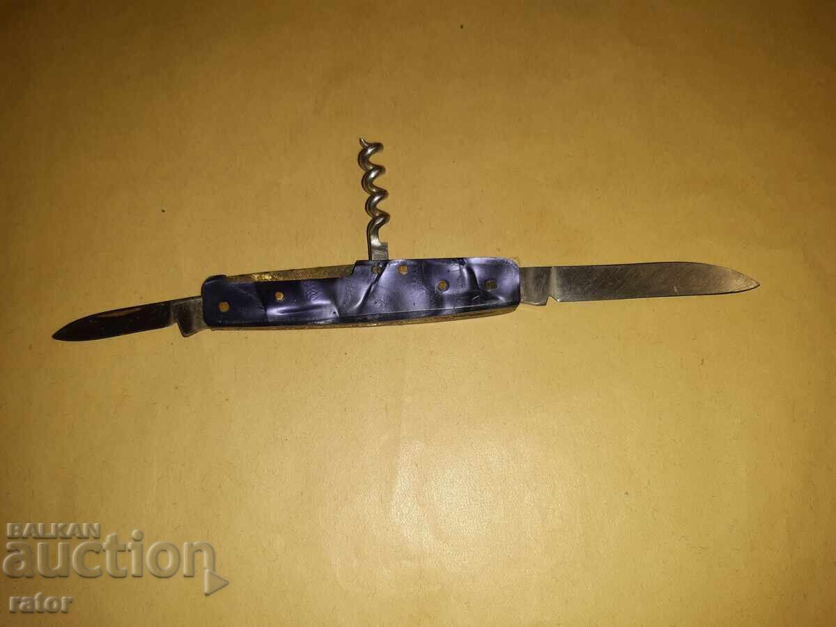 Παλιό τσεπάκι μαχαίρι, μαχαίρι, Δρεπάνι και σφυρί ΣΕ Β. ΤΥΡΝΑΒΟ