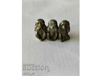 Bronze Figurine: Three Wise Monkeys