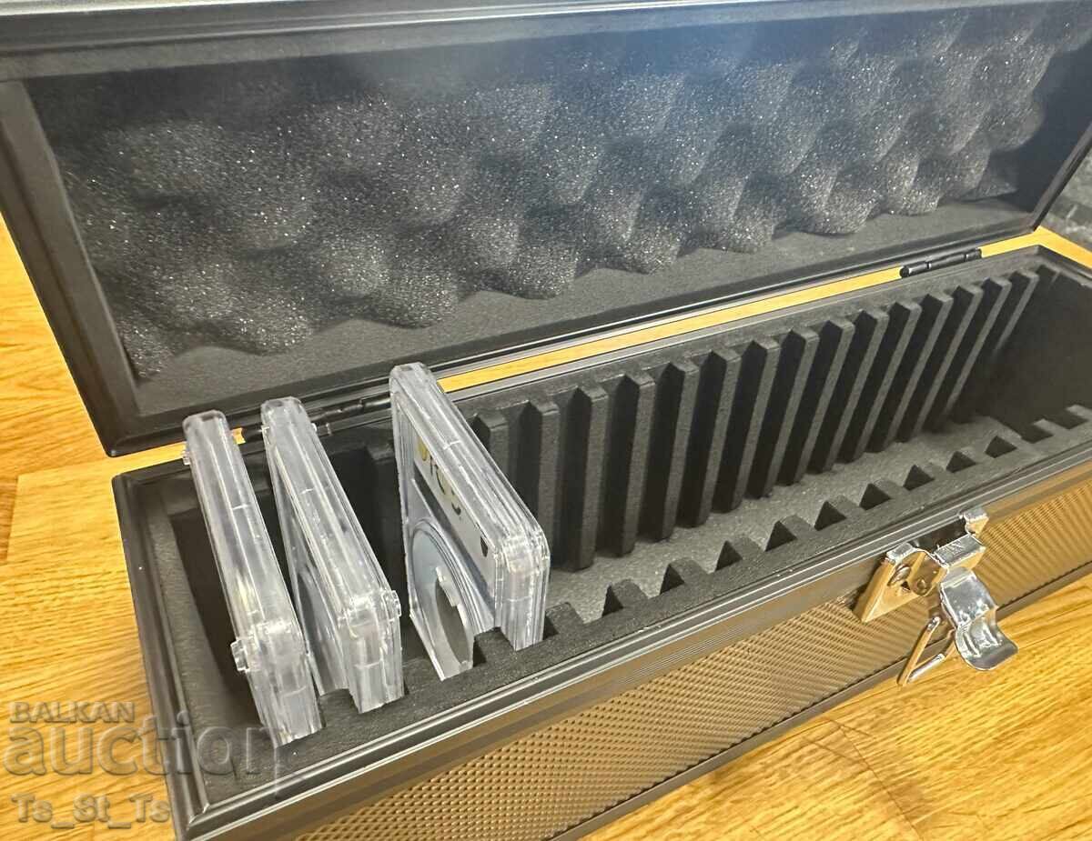 Auction Certified Coin Holders PCGS NGC - ALUMINUM, Black Auction Certified Coin Holders PCGS NGC - ALUMINUM, Black