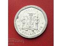 Остров Ямайка-5 долара 1996