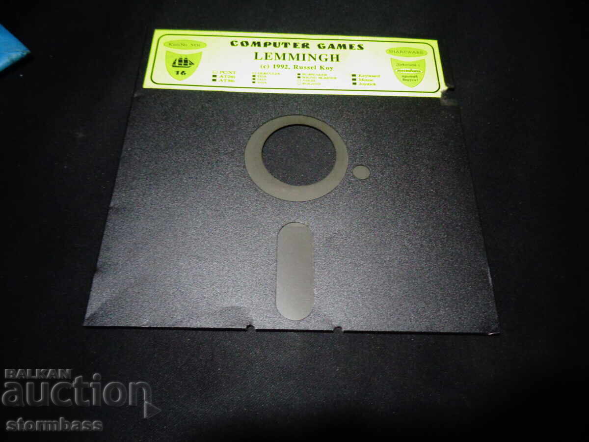 Dischetă Lemmings 1992 joc 5,25'' MS-DOS - 7