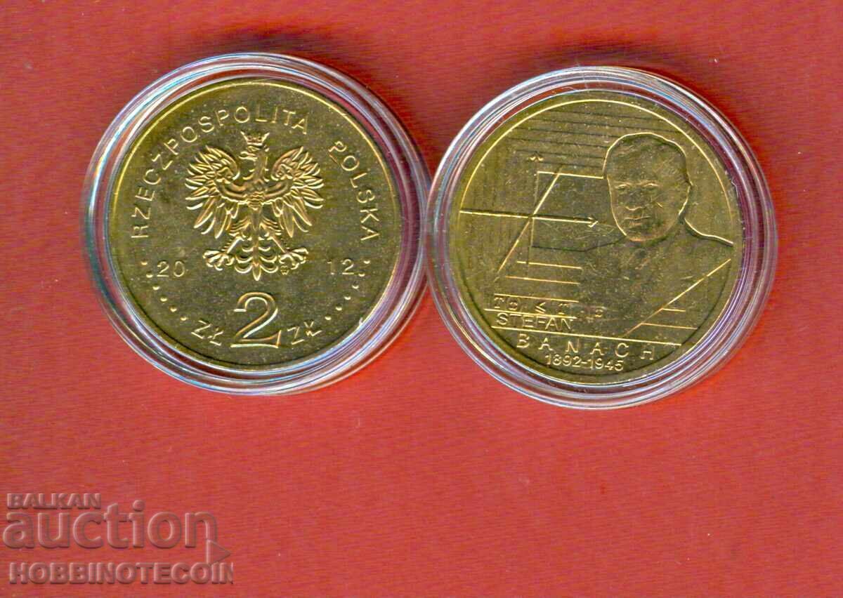 Poland 2 Zlotych STEFAN BANACH issue 2012 NEW UNC Poland 2 Zlotych STEFAN BANACH issue 2012 NEW UNC