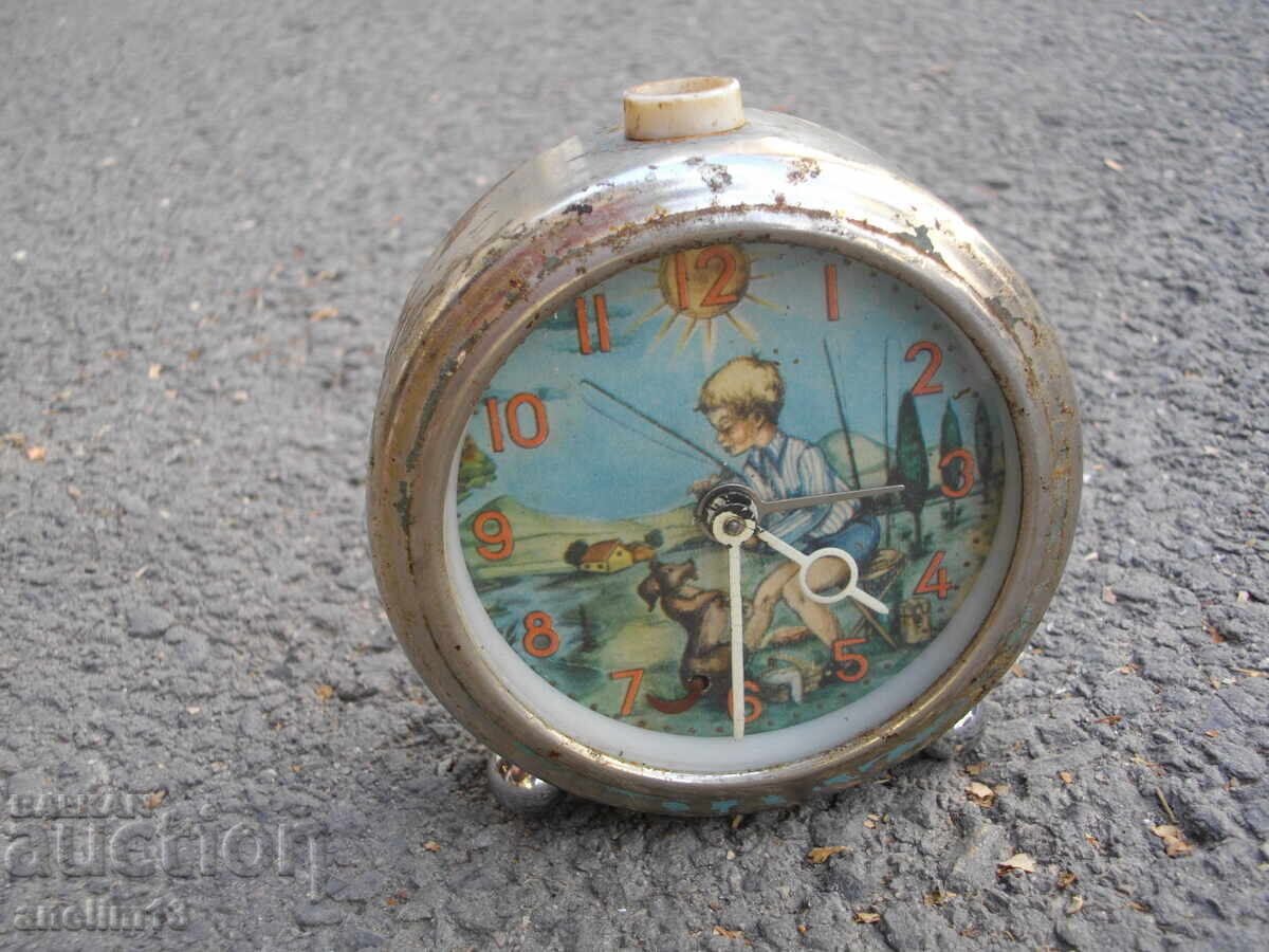 COLLECTOR'S ANIMATED ALARM CLOCK VICTORIA