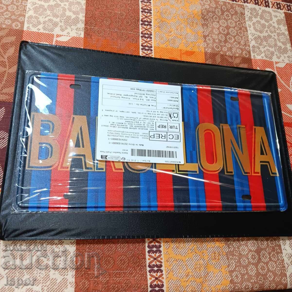 Placa metalica Placa metalica