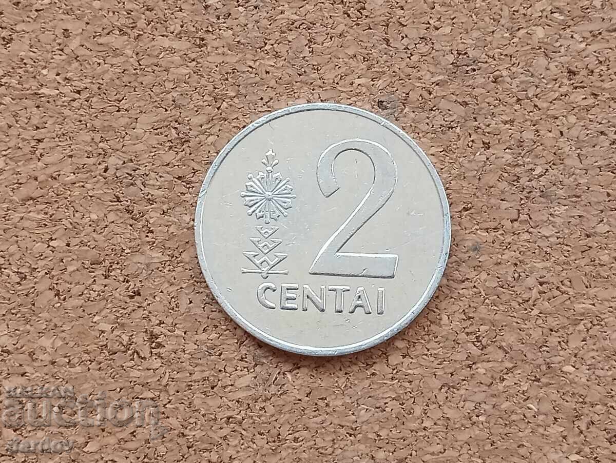 Λιθουανία 2 λεπτά 1991 g