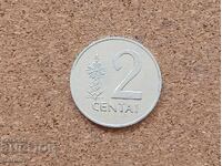 Λιθουανία 2 λεπτά 1991 g