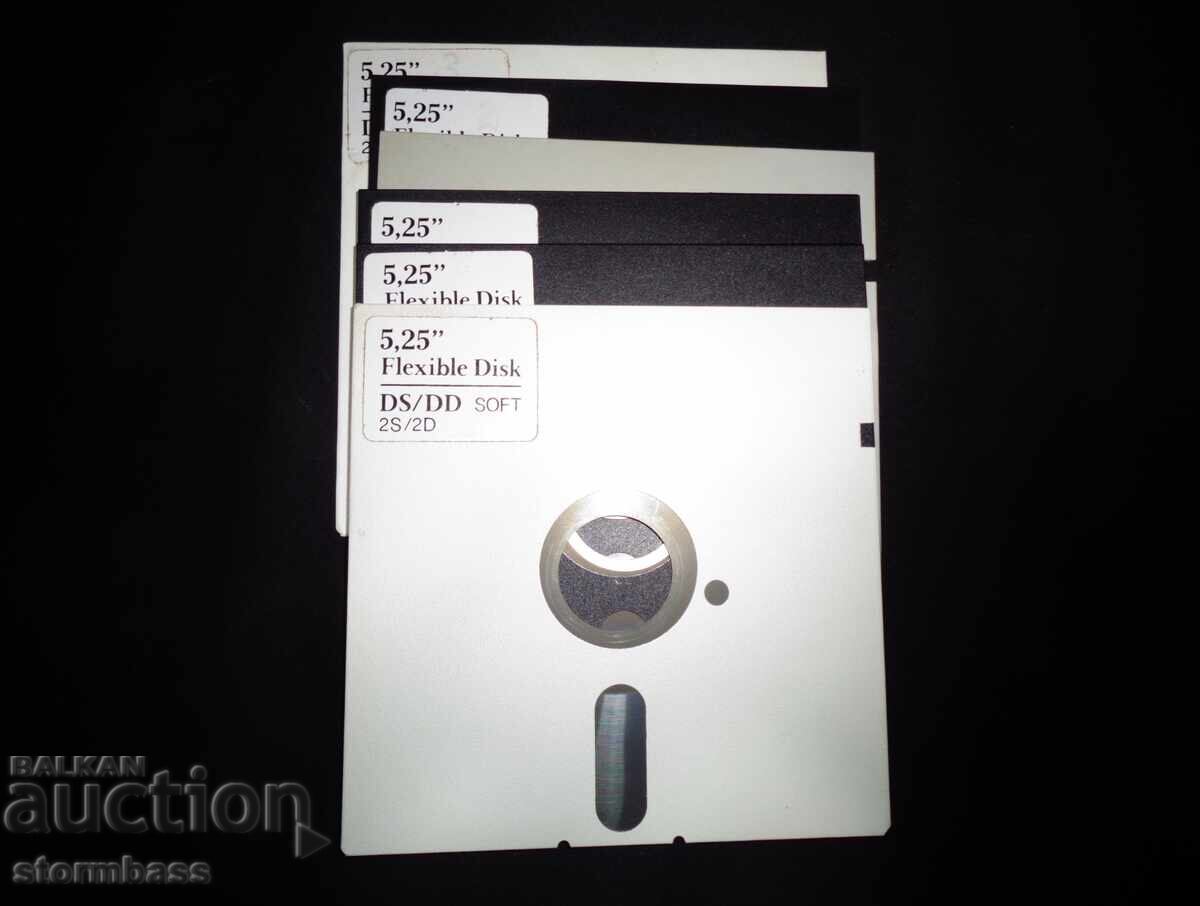 LOT dischete 5 1/4 5,25''