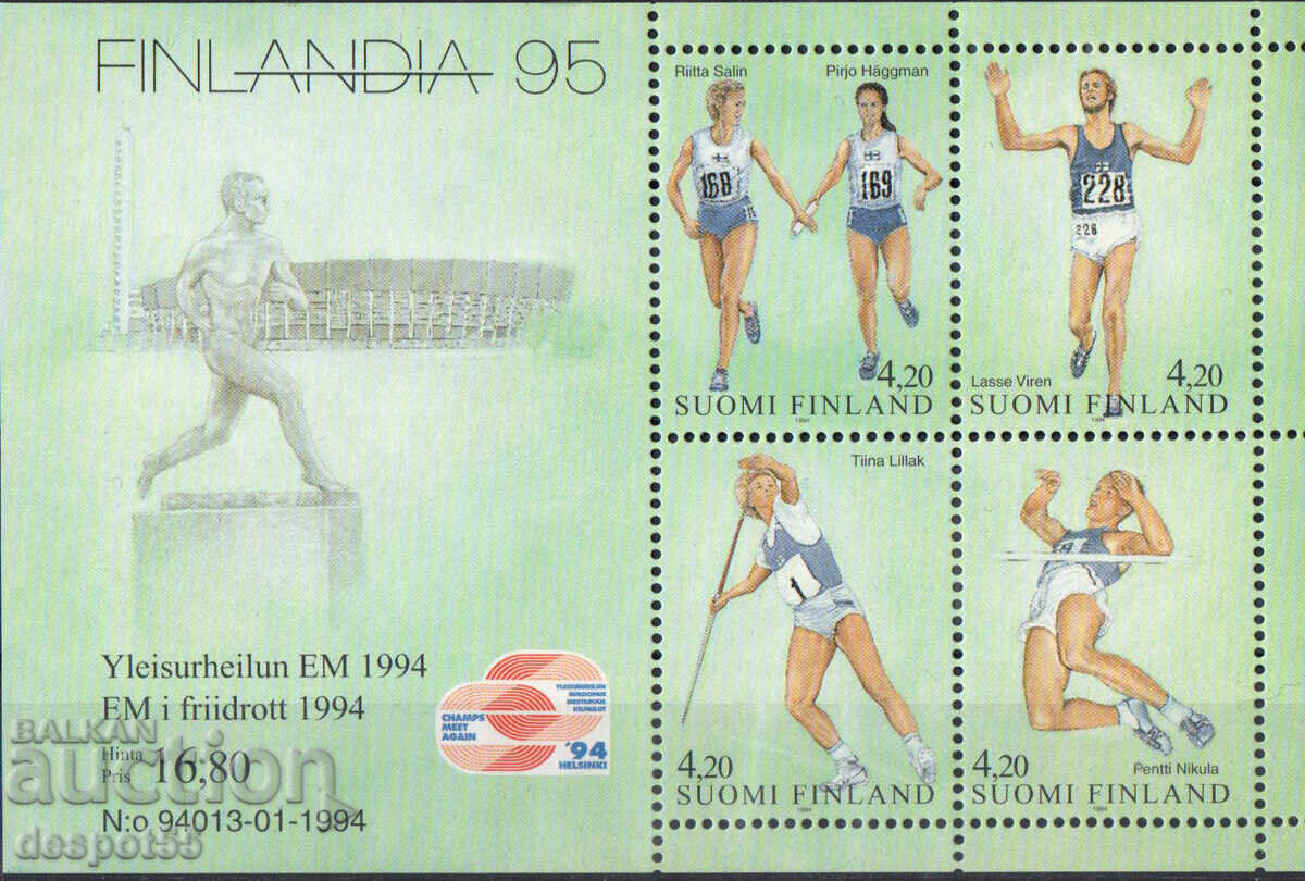 1994. Белгия. Филателно изложение ФИНЛАНДИЯ 95. Блок.