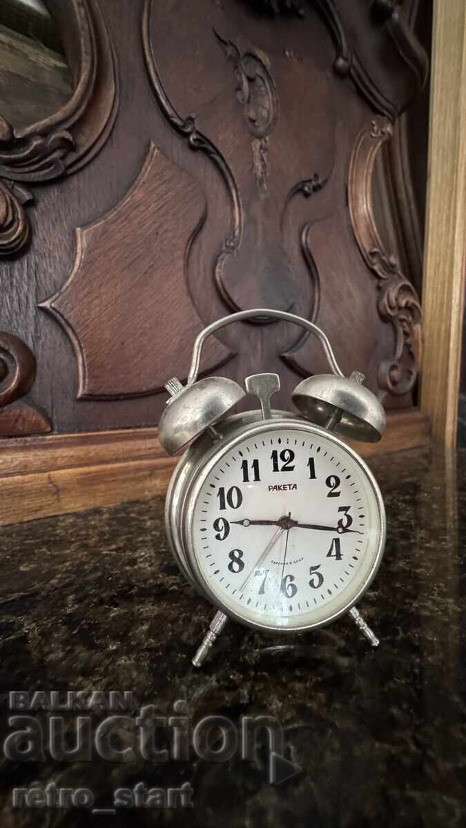 Delivery of Mini Rocket Alarm Clock, Works!