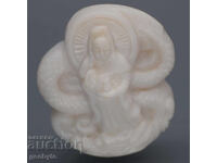 67.85Kct Natural Opal Carving Buddha