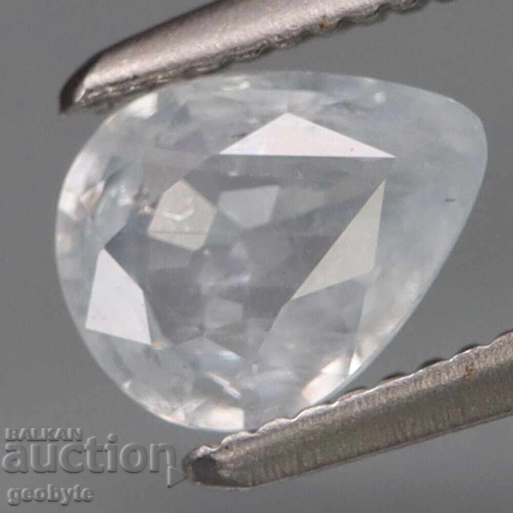 0.82Κτ Φυσικό Λευκό Ζαφείρι 0.82Κτ Φυσικό Λευκό Ζαφείρι