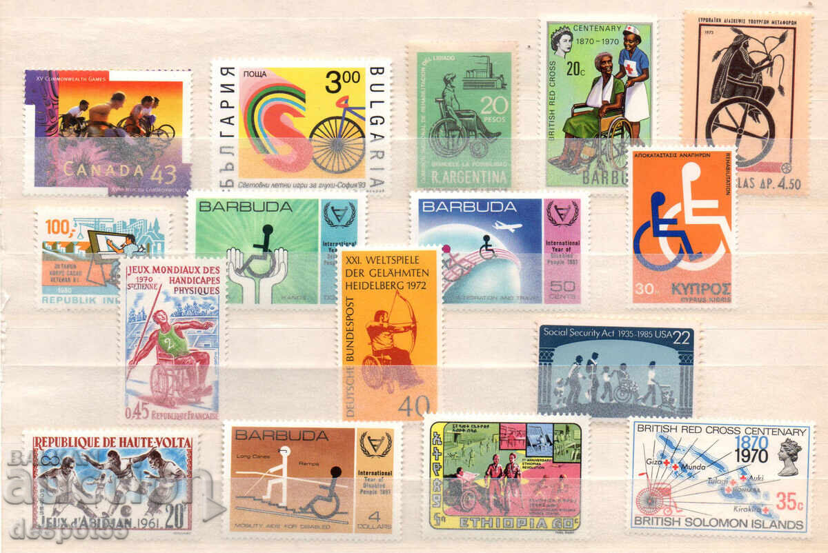 1961-93. Lot pe tema "Sport pentru invalizi"