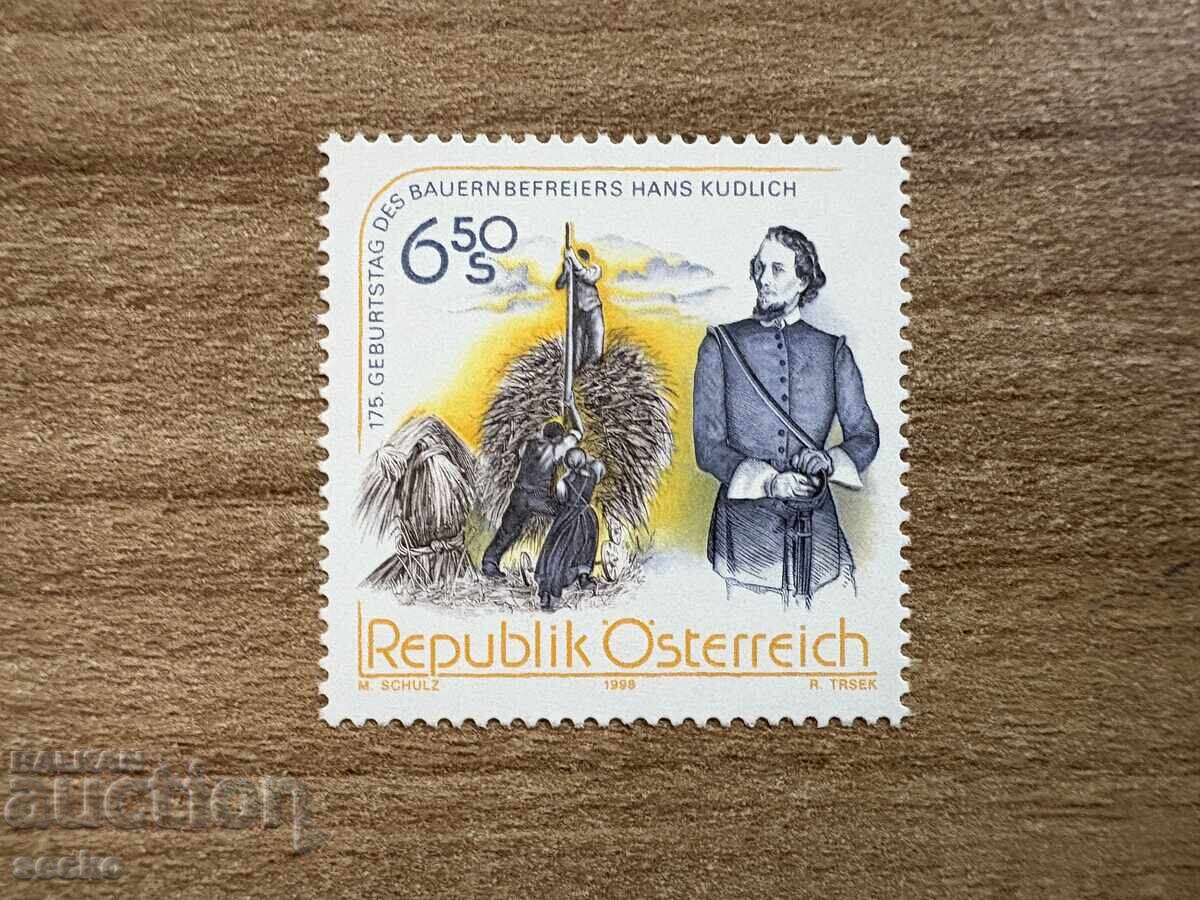 Austria - 175 ani de la nașterea lui Hans Kudlich (1998) MNH