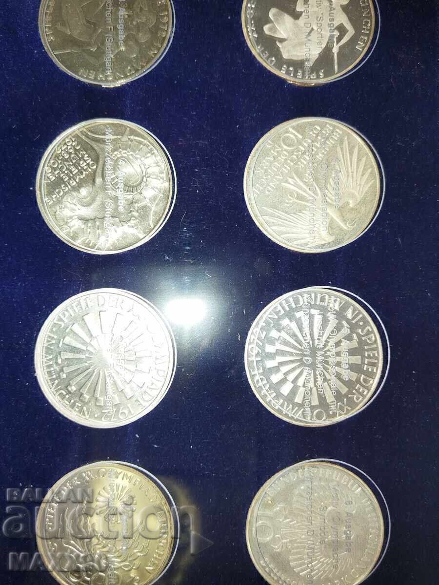 Set olimpic de monede München 1972 - 5