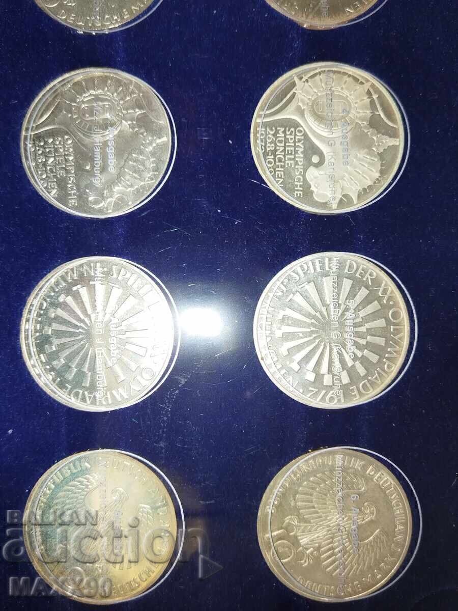 Set olimpic de monede München 1972 - 6