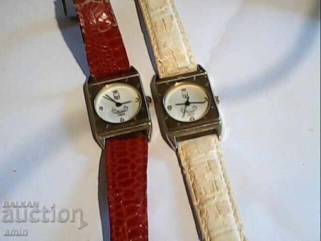 2 pieces Auriol watches, men's and women's, working, no battery needed - 7