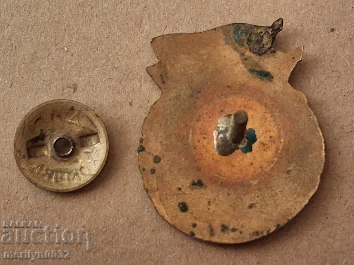 Insignă piept Stahanovist medalie ecuson email 5 culori - 5 Insignă piept Stahanovist medalie ecuson email 5 culori - 5