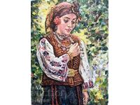 "Μικρή ομορφιά σε πράσινο φόντο"