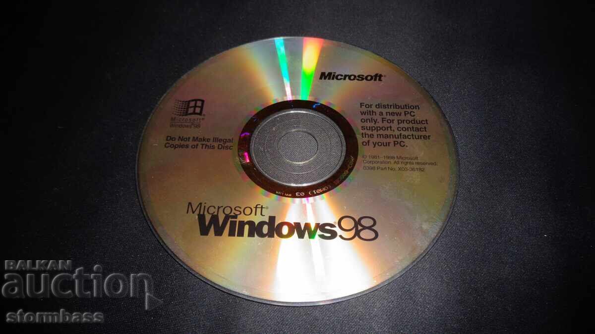 CD original Windows 98