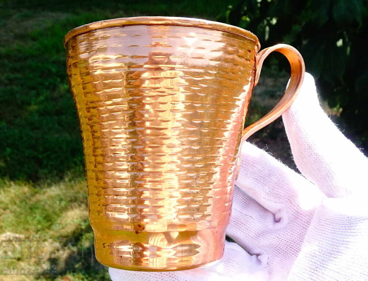 Copper cup, mug 250 ml
