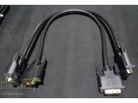 Cablu DVI la DVI 0,5 metri