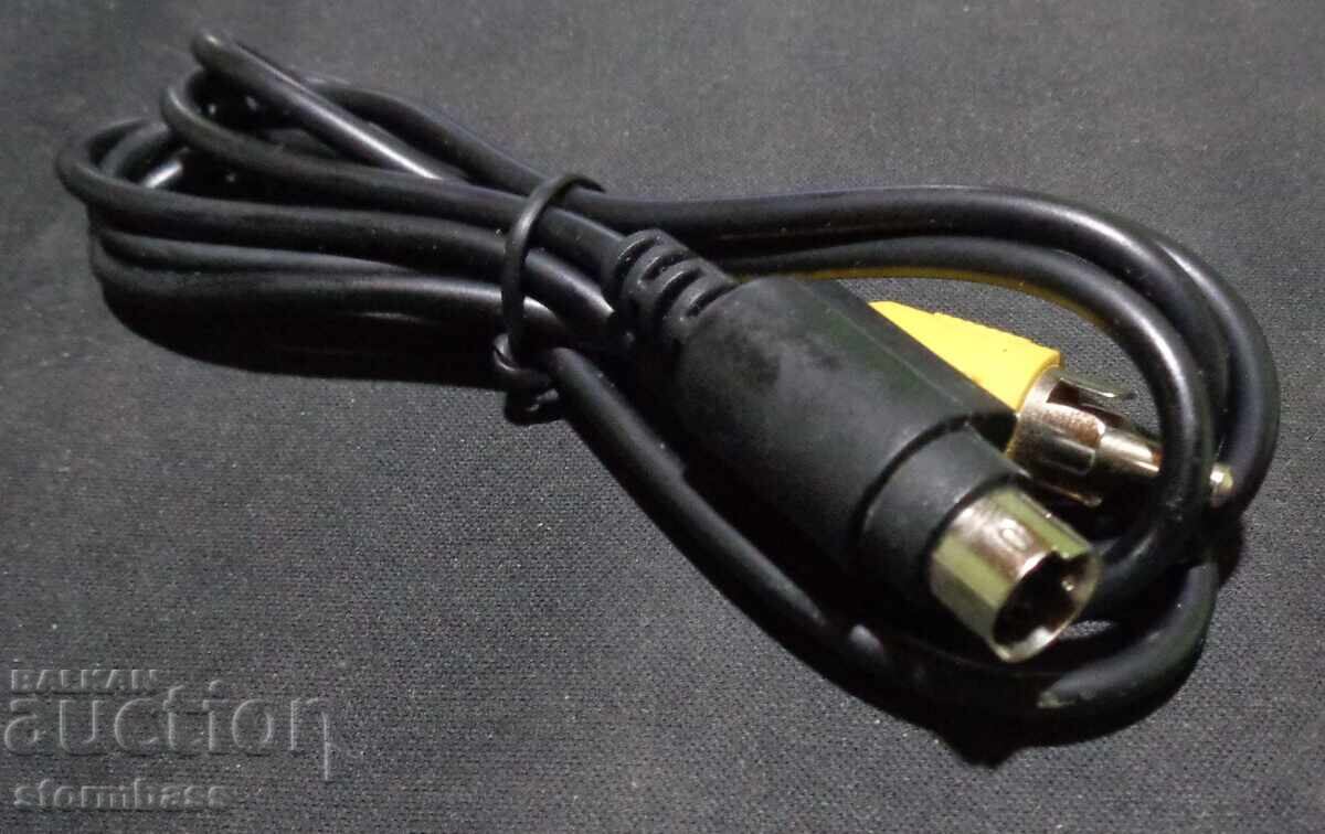 4 Pin mini DIN to male RCA cable 1.20 meters