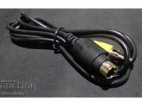 4 Pin mini DIN to male RCA cable 1.20 meters