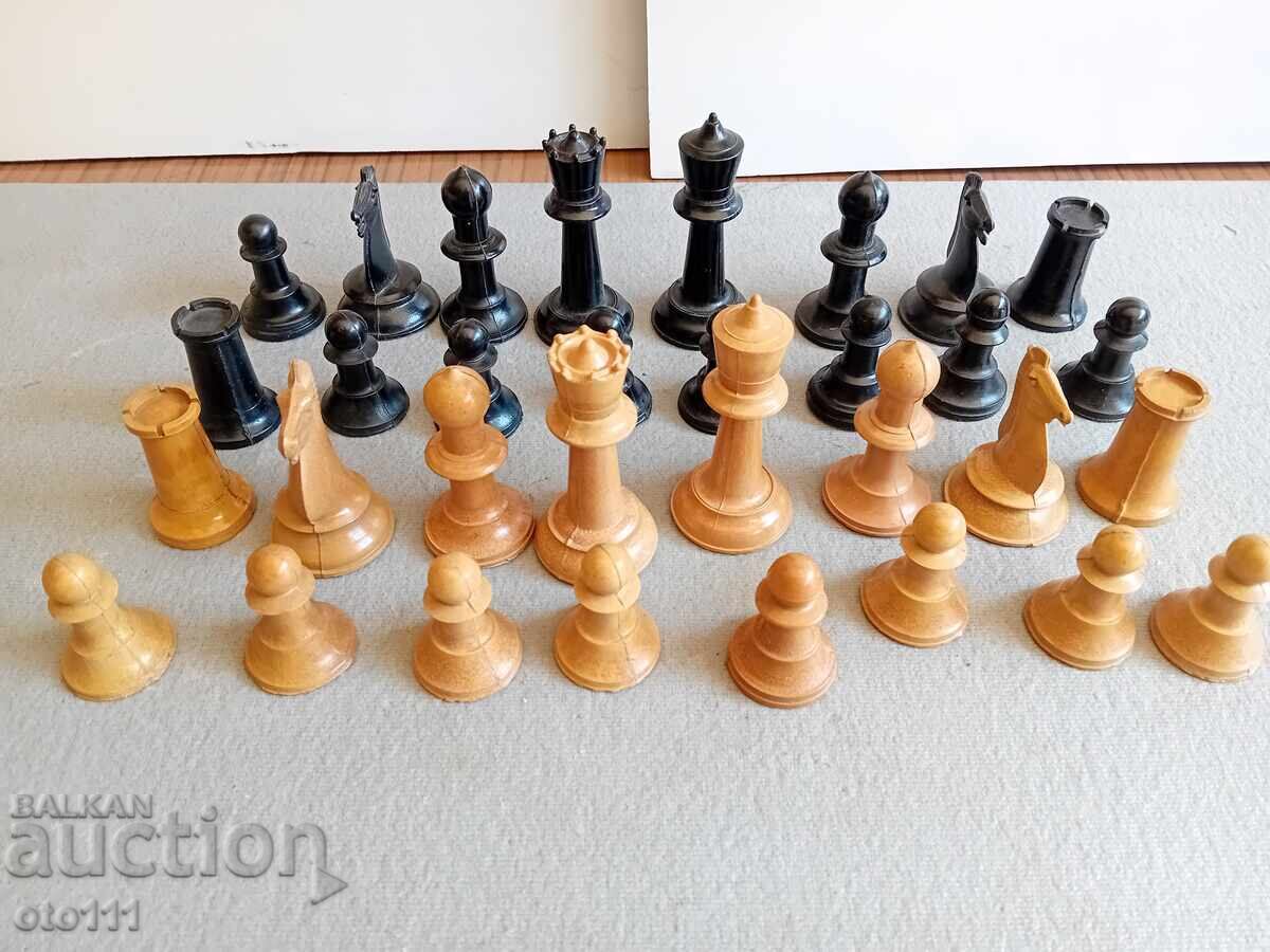 Old Bakelite Chess Figures