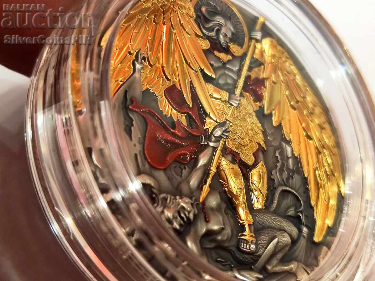 Delivery of Silver 2 oz Archangel Michael 2024 Niue Islands Delivery of Silver 2 oz Archangel Michael 2024 Niue Islands