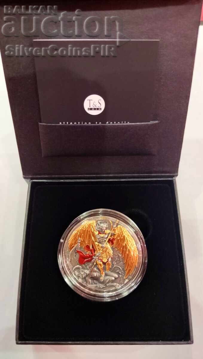 Silver 2 oz Archangel Michael 2024 Niue Islands - 6 Silver 2 oz Archangel Michael 2024 Niue Islands - 6