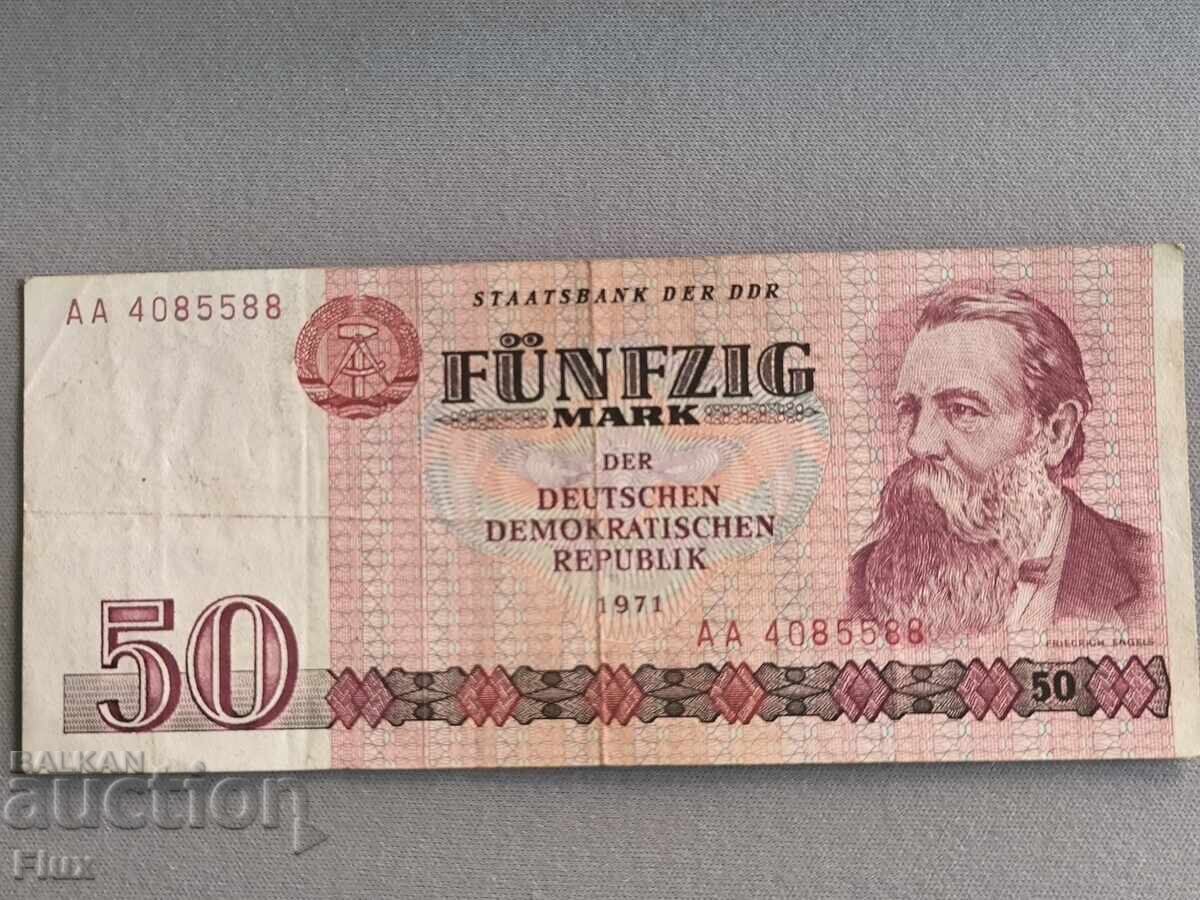 Bancnotă - Germania - 50 mărci | 1971