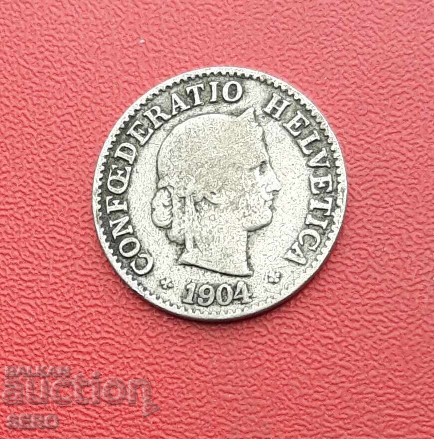 Швейцария-5 рапен 1904