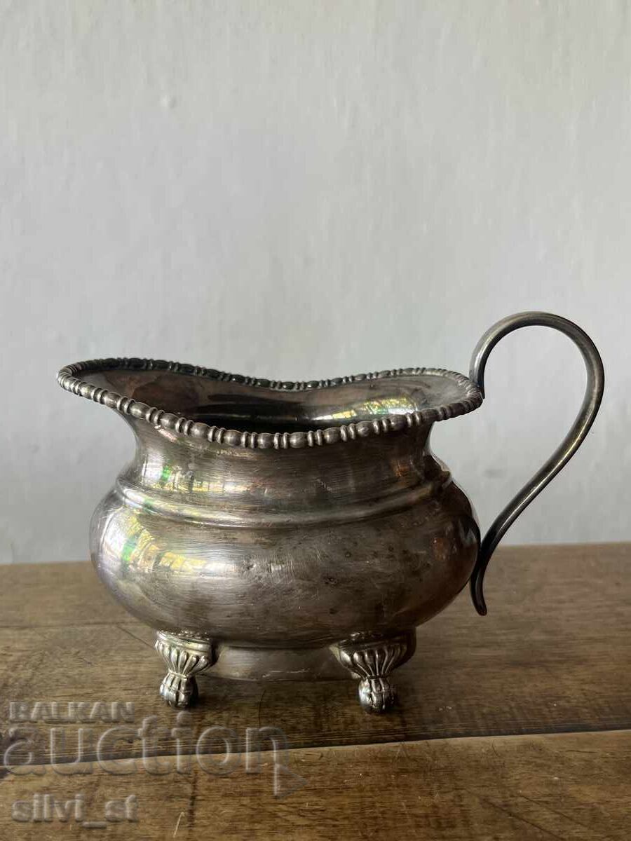 Vintage silver-plated milk jug Vintage silver-plated milk jug