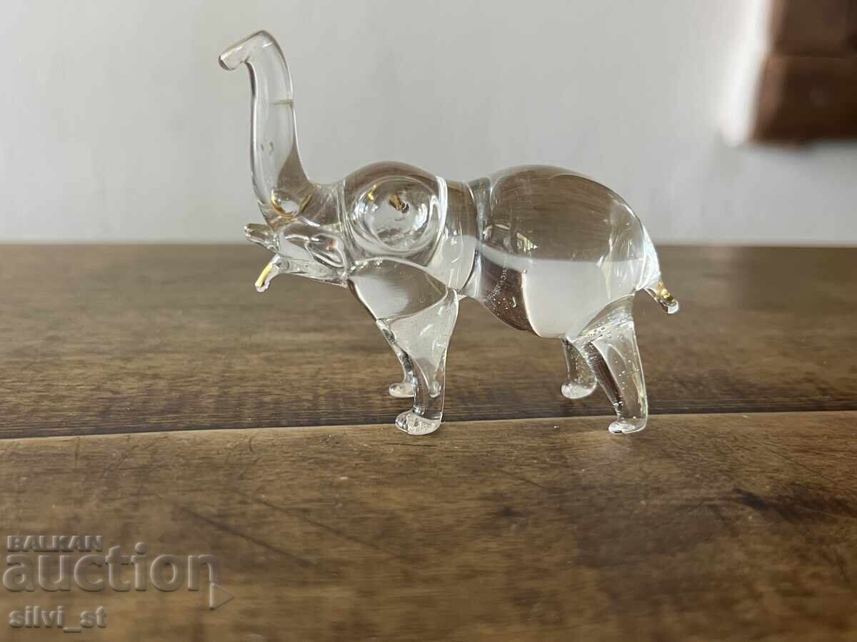 Glass figurine: elephant - 5 Glass figurine: elephant - 5