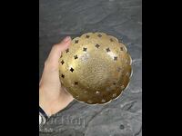 A brass bowl