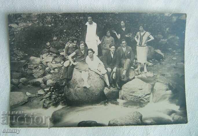 Old photo 1927 - Picnic on Vitosha Mountain Old photo 1927 - Picnic on Vitosha Mountain